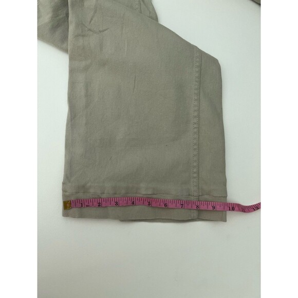 Divided H&M Women’s Jeans Wide Leg Size 6 High Rise Beige Denim Zipper/ Button - Picture 4 of 8